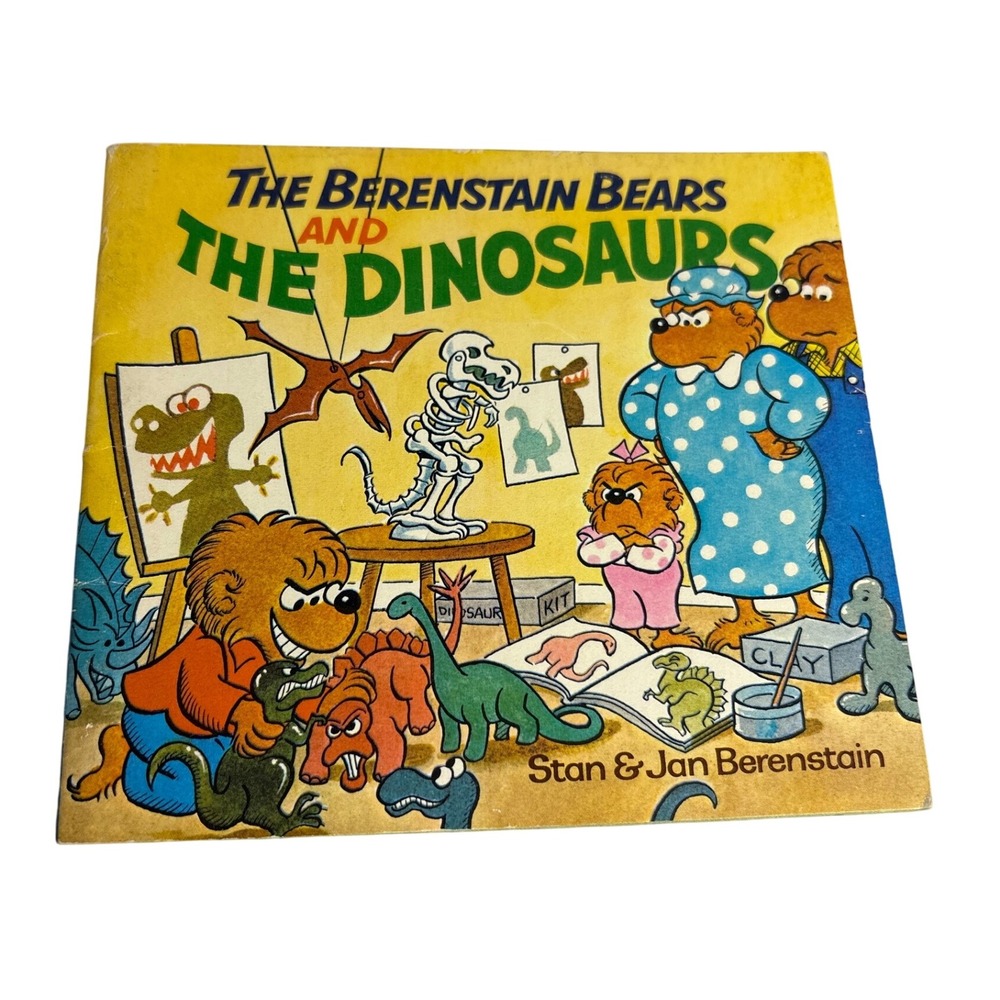 The Berenstain Bears and the Dinosaurs Childrens Book‎ 1984 Stan Jan Berenstain